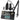 MAONO Podcast Equipment Bundle Audio mixer All-in-One Podcast Production Studio with 3.5mm Microphone for Live Streaming, Podcast Recording, PC, Smartphone, DJ MaonoCaster Lite (AU-AM200-S6 Black)_1