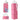 Mefold Collapsible Water bottle for Travel Cycling Gym Camping Sports,Leakproof Lid,Food Grade BPA-Free Silicone Travel Bottles 610ml -Lightweight Portable,Wide Mouth,Durable,Foldable Water Bottle_Pink_1
