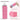 Mefold Collapsible Water bottle for Travel Cycling Gym Camping Sports,Leakproof Lid,Food Grade BPA-Free Silicone Travel Bottles 610ml -Lightweight Portable,Wide Mouth,Durable,Foldable Water Bottle_Pink_1405