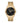 Michael Kors Men's Watch, Slim Runway Three-Hand Gold-Tone Stainless Steel Men's Watch_1