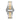 Michael Kors Slim Runway Three-Hand Two-Tone Stainless Steel Women's Watch (Model: MK4735)_318
