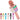 Milerong Karaoke Microphone for Kids Singing, 5 in 1 Wireless Bluetooth Microphone with LED Lights Karaoke Machine Portable Mic Speaker Player Recorder for Home Party Birthday (Pink)_Pink_1