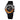 Minskolei Shield New Men's Wristwatch GMT Mechanical Automatic Watch 43MM Traveler Series Built-in Rotating Dual Time Zone Bezel, Stainless Steel Sapphire Glass 100M Waterproof Sports Rubber Strap_SteelBlack_1
