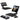 MOAITO for Samsung Galaxy Z Fold 7/6/5/4/3 Adjustable Stand for Desk, Fully Foldable & Portable Keyboard Stand, Office Mobile Phone Stand Holder with Capacitor Pen and Bluetooth Mouse & Keyboard Set_KeyboardSetBlack_1
