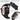 MOFREE Transparent Case with Rubber Band Compatible with Apple Watch Band 45mm, Rugged Band for Apple Watch Series 9 45mm Band Men, Shockproof Clear Protective Bumper Cover with Rubber Strap for_BlackBlack_1414