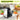 Mokero 5 in 1 Electric Cheese Grater for Block Cheese, Kitchen Automatic Cheese Shredder & Salad Shooter, Easy to Clean Vegetable Chopper for Cheese,Cucumber, Potato, Carrots, Nut_1414