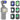 NEEWER Filter Set, Variable ND2-32, CPL, 1/4 Black Diffusion, 0.75x Wide Angle, 2X Macro, 1.2X Blue Anamorphic Lens, Screen Protectors Compatible with DJI Osmo Pocket 3 Pocket 4 Xtra Muse, FL-B28_1