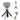 NEEWER TP38 Phone Camera Tripod, 15" Extendable Selfie Stick Metal Stand with Phone Holder, Action Camera Adapter Compatible with Hero 12 11 10 9, 360 Ball Head Travel Tripod for Vlogging_Black_1