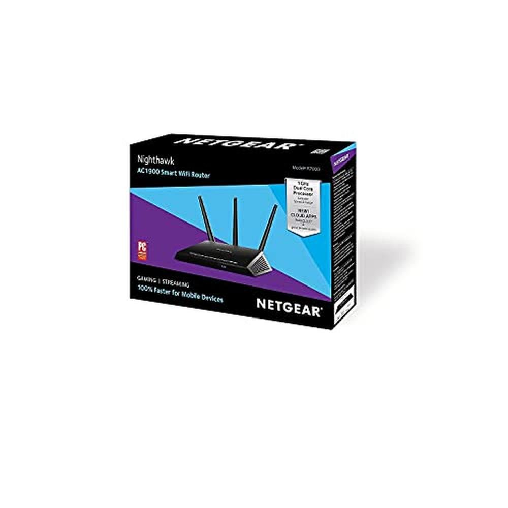 Netgear R7000 Router Netgear Nighthawk R7000 AC1900 Smart Wi-Fi Router | High-Performance ...