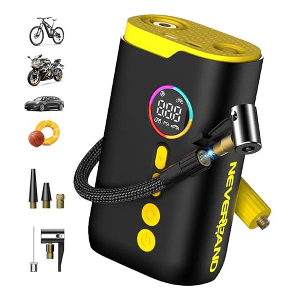 Tire Air | NEVERLAND Tire Inflator Portable Air Compressor 150 PSI ...