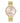 Nine West Women's NW/1981 Sunray Dial Mesh Bracelet Watch, Gold/Pink, NW/1980PKGB_1