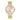 Nine West Women's NW/1981 Sunray Dial Mesh Bracelet Watch, Gold/Pink, NW/1980PKGB_1
