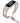 NINKI Rose Pink Chain Band Compatible Fitbit Luxe Bracelet Bands for Women,Metal Dressy Bangle Adjustable Strap Jewelry Link Feminine Large Luxe Fitbit Bands for Fitbit Luxe Watch Band Small Pink_1