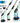 Nuovoware Electric Spin Scrubber,550RPM Cordless Cleaning Brush with Three Speeds, 3000mAH Bathroom Shower Power Scrubber with 9 Brush Heads, Electric Scrub Brush for Tile, Tub, Floor,Voice Broadcast_Greenwhite_1