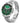 OIKKEI Luxury Smart Watch | 1.19 AMOLED Always-On Display | Classic Green Bezel Diver Style with ChatGPT AI Voice Bluetooth Call IP67 Waterproof