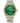 Watches Men | Olevs Green Quartz Big Dial Analog Wrist Watch | Easy Read Roman Numeral Mens Silver Gold Stainless Steel Strap