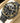 OLEVS Men Watch Leather,Chronograph Men's Wrist Watches,Analog Dress Watches for Men with Day,Fashion Mens Watches Waterproof with Luminous,Brown/Black/Blue/White Dial_RoseWatchCaseWhite_1
