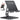OMOTON Upgraded Adjustable Tablet Stand Holder, Heavy Duty Foldable Portable Monitor Stand, Travel Essentials for iPad Pro/Air/Mini, Surface Pro, 4.7''-15.6', Black_Black_1