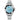 Orizontime Pagani Design Automatic Mechanical Watch, 40mm Black Dial, 100m Water Resistant, Luminous, Rubber Strap, Ceramic Bezel (Sky Blue dial)_skybluedial_1