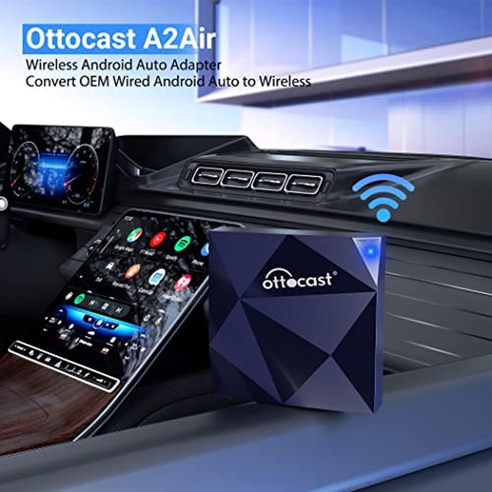 Adapt Car Android Auto | Ottocast Wireless Car Adapter | Effortless Wireless ...