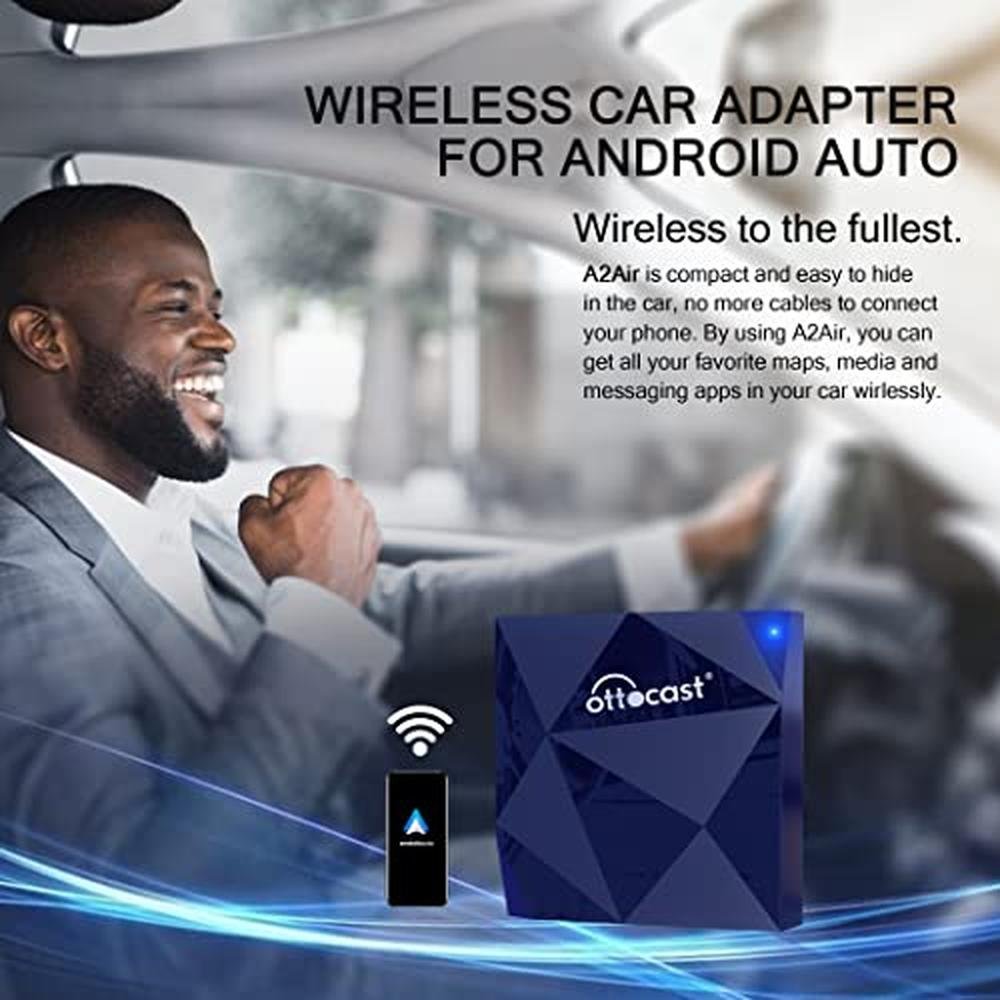 Adapt Car Android Auto | Ottocast Wireless Car Adapter | Effortless Wireless ...