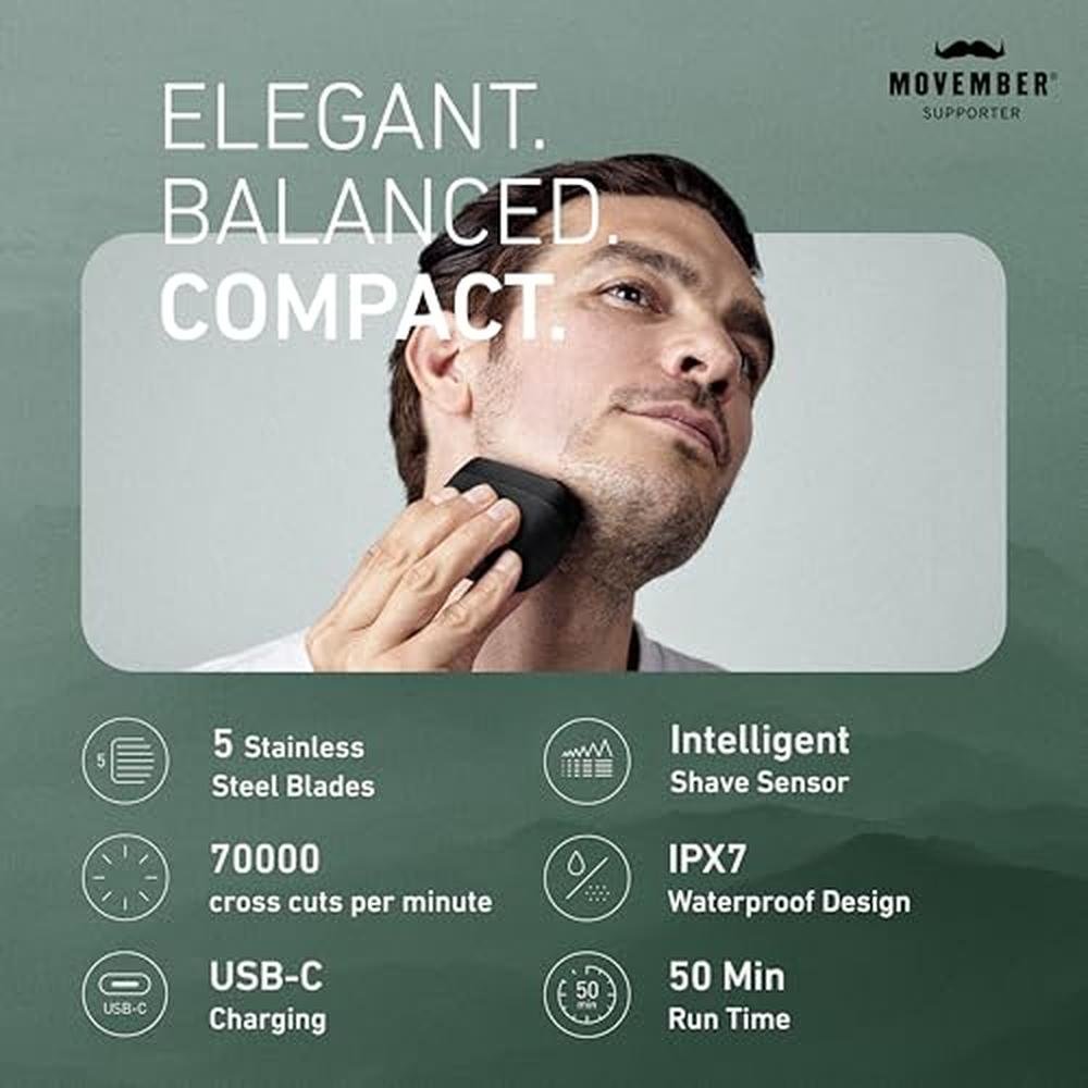 Razor Handhelld Panasonic ARC5 Palm-Sized Electric Razor, Handheld Luxury Compact Trav ...