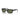 Persol Unisex PO2803S Rectangular Sunglasses, Black/Green Polarized, 58 mm_1