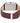 Peugeot Men's Rectangular Textured Roman Numeral Dial Classic Dress Wrist Watch with Leather Strap Band_SilverBrown_2680