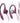 Philips USB-C Wired Earbuds with Microphone & in-Line Control, Over Ear Earhook, Compatible with iPhone 15 & 16, Samsung, Android Type-C Phones, Secure Fit Sports Running Headset, PINK_1