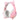 PHNIXGAM Cat Ear Gaming Cute Headset, Wired Over-Ear Headphones with Retractable Microphone, Surround Sound, LED Backlight for PS4, PS5, PC, Mobile Phone (Light Pink)
