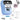 Phomemo Label Maker with 3 Labels- M110 Portable Bluetooth Label Maker Machine for Small Business, Barcode, Address, Logo, Clothing, Jerwery, Compatible with iOS & Android, Blue_1