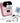 Phomemo M110 Label Maker Machine- with 3 Label Bluetooth Label Maker for for Business Labeling, Barcode, Office, Cable, Retail, with Fonts Choose, Icons, Templates, Pink_1
