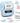 Phomemo M250 Label Maker, 3" Thermal Barcode & Address Printer - Portable Label Maker for School, Business, Home & Logos, Sticker Printer Compatible with Phones & PCs, with 100 Labels, 40x30mm, Blue_1