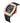 PINTIME Fashion Mens Tonneau Watch Hollow Punk Chronograph Sports Wristwatch Luxury Designer Mens Quartz Silicone Watches_BlackStrapRoseCase_1101