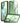 Poetic Guardian Case for Samsung Galaxy S24 6.2", [Built-in Camera Stand] [Screen Protector Work with Fingerprint ID] Full Body Shockproof Protective Rugged Clear Cover, Green/Clear_Green_1