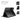 ProCase for iPad mini 7th (A17 Pro) 2024/iPad Mini 6th Generation 2021 8.3 Inch Case; Premium PU Leather Folio Business Stand Cover with Hand Strap; Pencil Holder; Front Pocket -Black_Black_1279