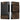 PROOF Slim Minimalist Wallets for Men | Leather & Metal | RFID Wallet, FounderBrownLeatherDarkGunMetal_1