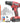 PULITUO Cordless Drill Set, 20V Electric Power Drill with Battery And Charger, 30N.m and 21+1 Torque, 2 Variable Speeds, with 59pcs Drill Driver Bits Kit, Screws Set(Red)_vDrillRedSetB_1