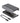 Qwiizlab Fanless 40Gbps USB4 SSD Enclosure with Aluminum Chasiss, Compatible with Thunderbolt 5/4/3. Supports PCIe M.2 NVMe up to 8TB, Gray (SSD Not Included)_Gray_1