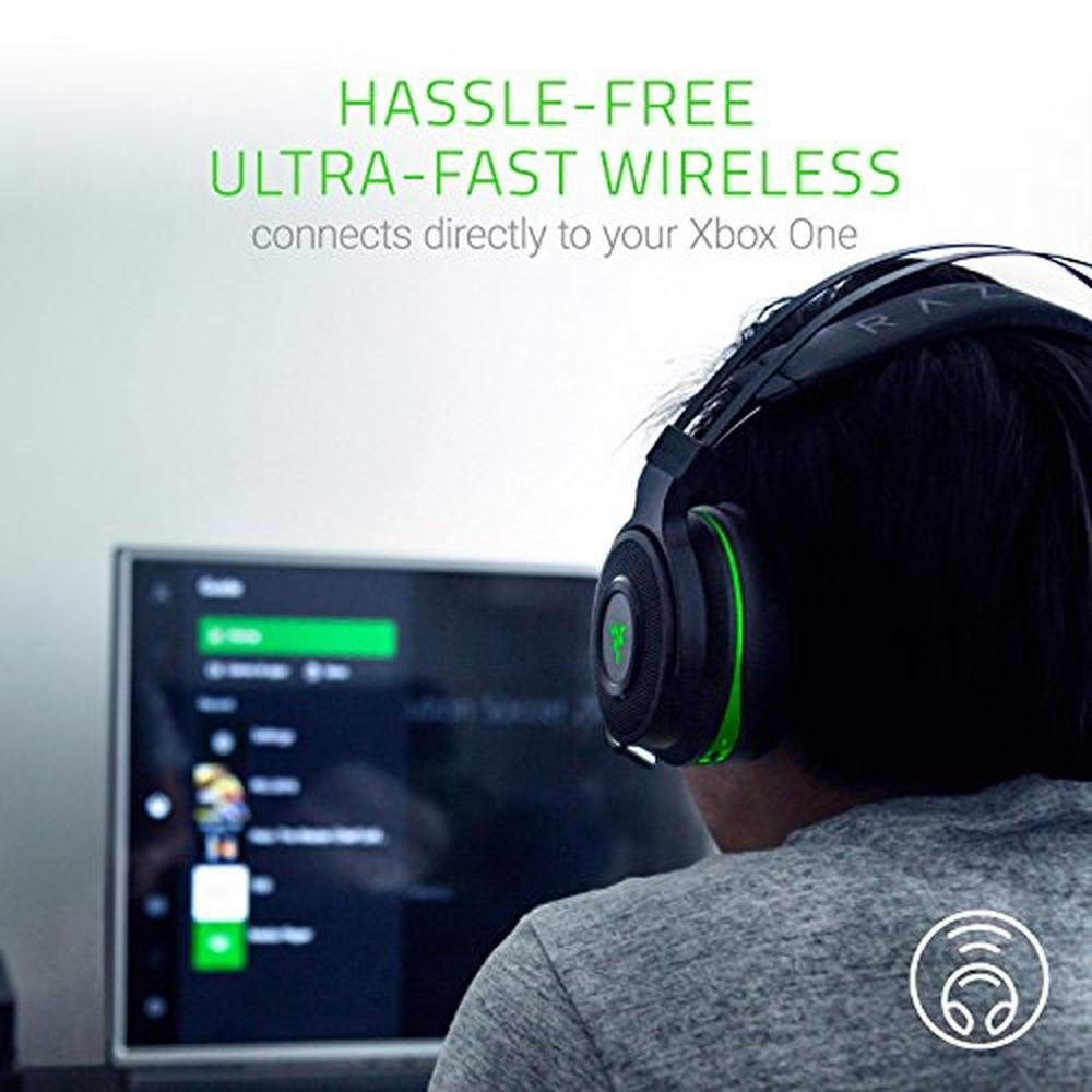 Xbox One Razer Console Xbox One | Razer Thresher Gaming Headset | Lag-Free Wireless Connection ...