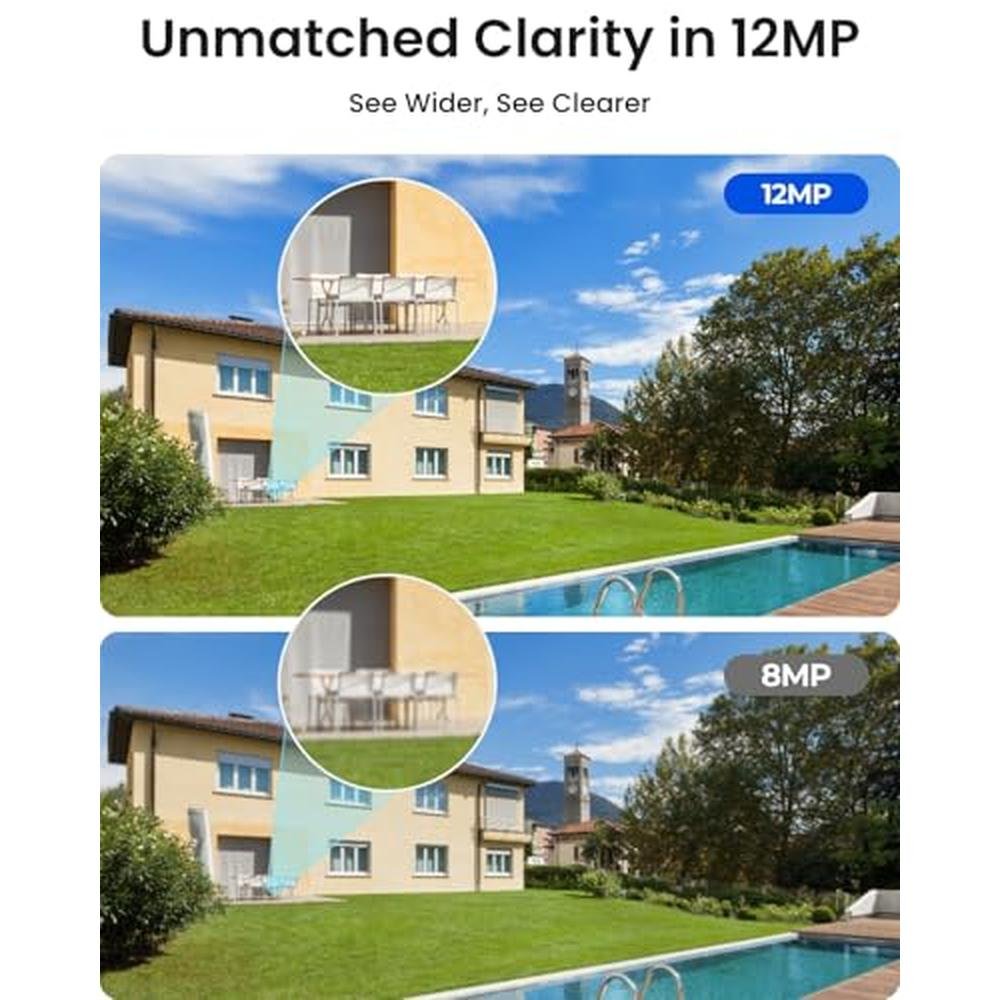 12mp Reolink 12MP | RLC-1212A POE IP Camera Outdoor Bullet Surveillance ...