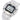 RNONDRY Womens Digital Watch Waterproof Men Clear Watches for Women Casual, White_743