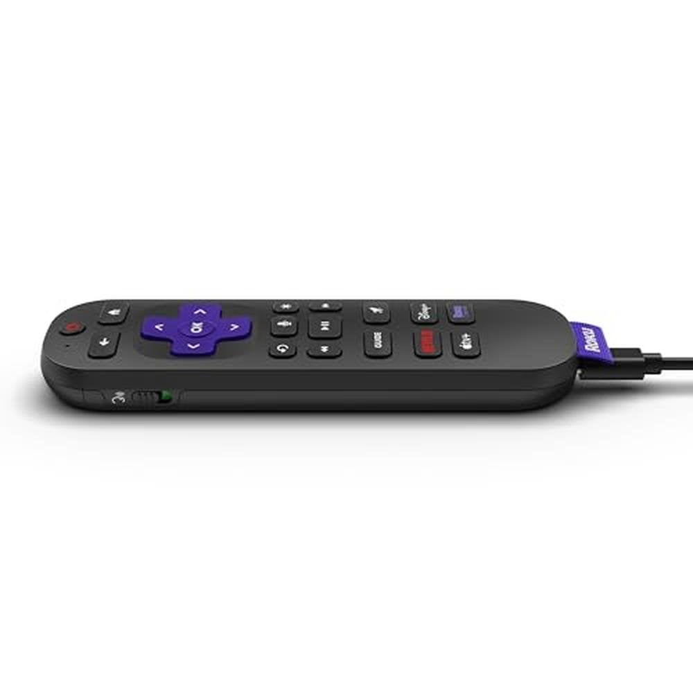 Laybrook Remote Controls Remote Roku | Roku Voice Remote Pro 2nd Ed Rechargeable TV Remote ...