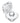 Samsung Galaxy Ring Charging Cradle Portable Charger for Fitness Ring, Crystal-Clear Case, Protective Cover, 3A Cable Included, Charge On-The-Go, EP-QQ507CWEGUS, Size 7_1