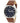 Seiko Automatic Self Wind Brown Leather Strap Blue Dial Men's Watch SNKN37_1