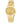 Seiko Men's SNKA10 Seiko 5 Automatic Gold Dial Gold-Tone Stainless Steel Watch_Gold_1