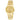 Seiko Men's SNKA10 Seiko 5 Automatic Gold Dial Gold-Tone Stainless Steel Watch_Gold_1