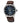 SEIKO SRPK15 Automatic Watch for Men - Presage Collection - Blue Patterned Dial with Stainless Steel Case and Leather Band - Water-Resistant 50M_1
