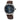 SEIKO SRPK15 Automatic Watch for Men - Presage Collection - Blue Patterned Dial with Stainless Steel Case and Leather Band - Water-Resistant 50M_1