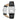 SEIKO SWR049 Watch for Men - Essentials - Water Resistant with Classic Stainless Steel Rectangular Case, White Dial with Roman Numerals, and Black Leather Strap_1
